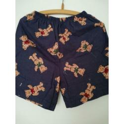 Dames pyama maat L blauw dessin nieuw.