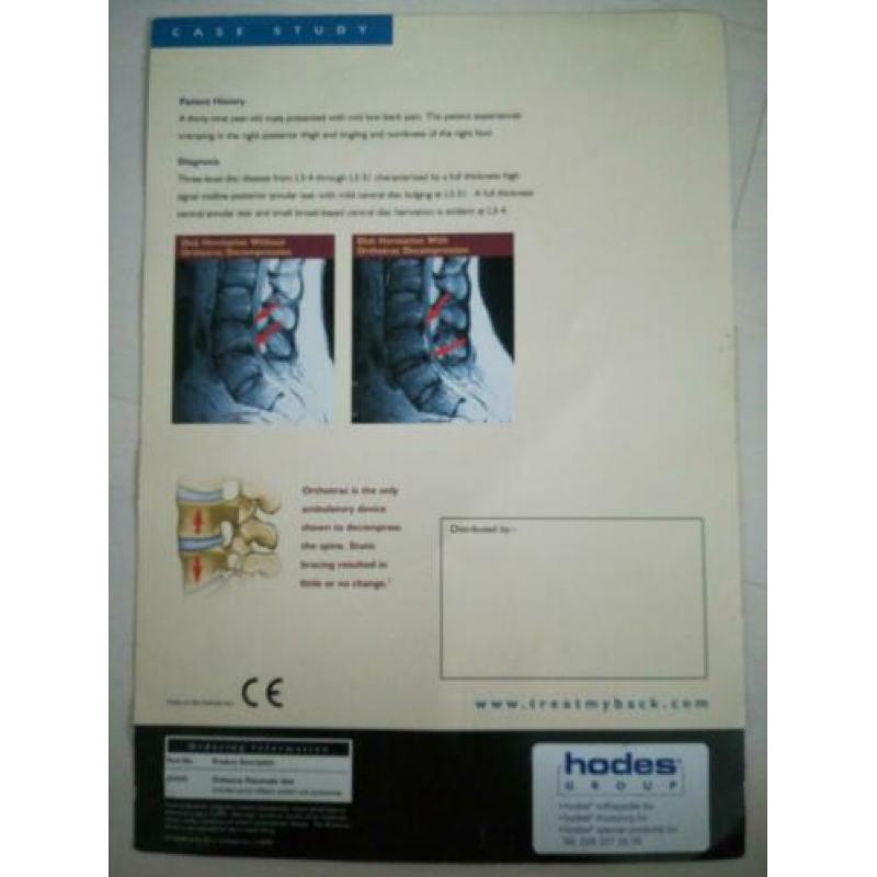 Lage rugpijn? Orthopedisch vest