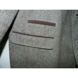 Lichtbruin tweed Jac Hensen colbert maat 33.
