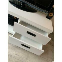 TV MEUBEL / wit / 2 lades