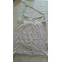 Witte top met glitters