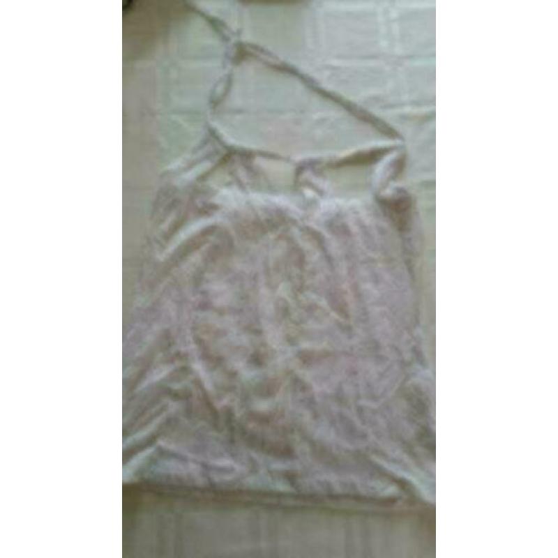 Witte top met glitters