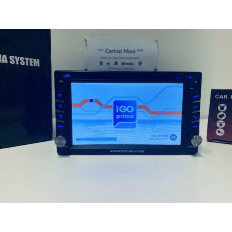 2 Din Autoradio Navigatie | Europa | Bluetooth | 6.2 inch