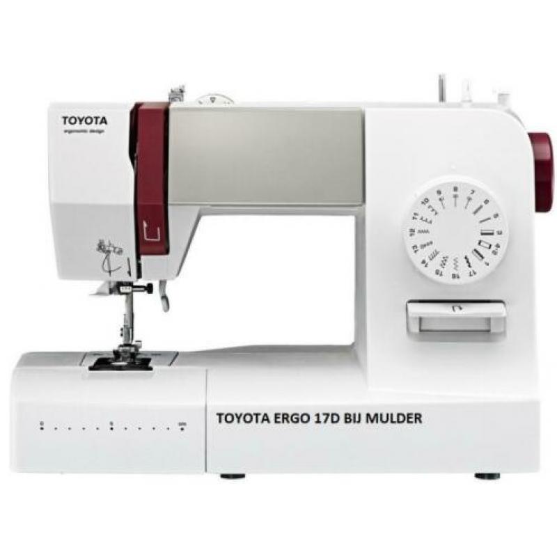 Nieuwe TOYOTA naaimachines reeds vanf €89,99 bij Mulder