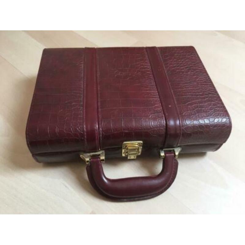 Make up koffer visagiste bordeaux