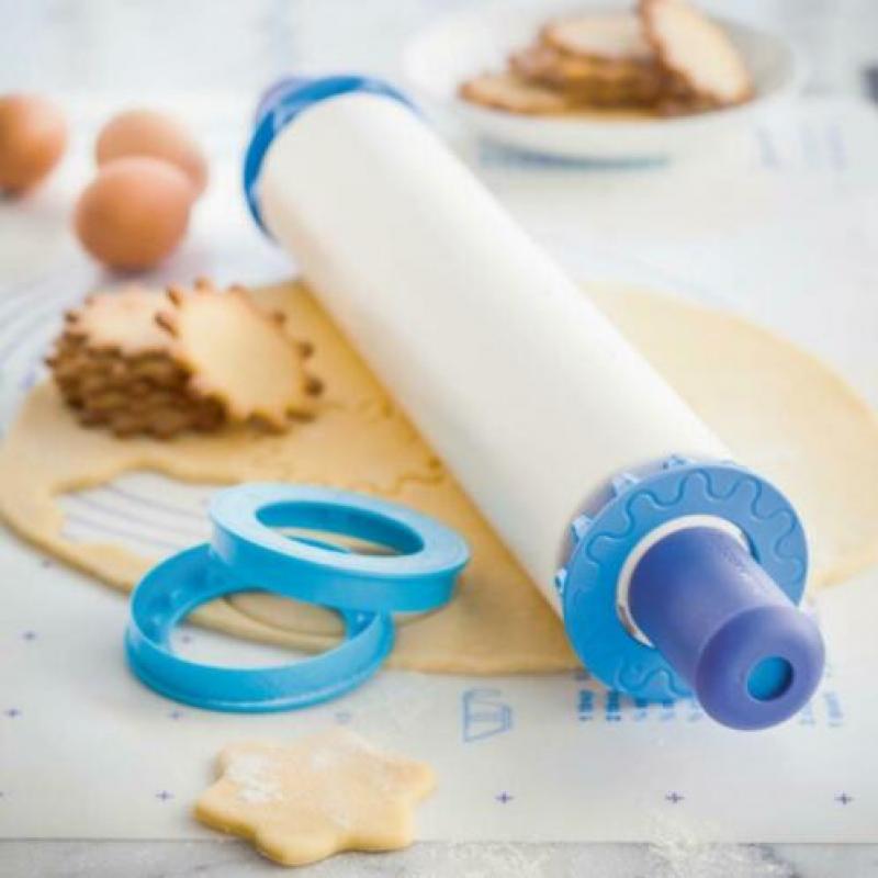 Tupperware Verstelbare Deegroller met ringen NIEUW