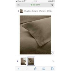 Bedsprei antraciet