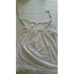 Witte top met glitters