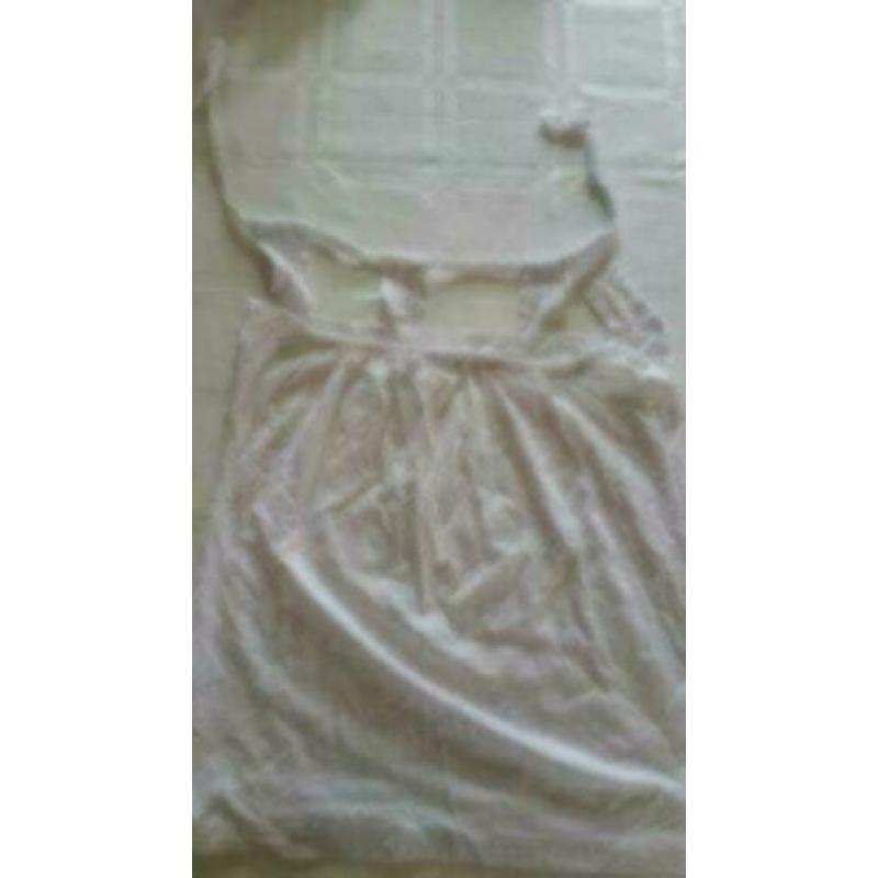 Witte top met glitters