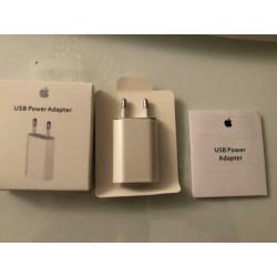 Originele Apple lader en evt ook adapter