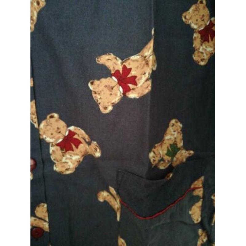 Dames pyama maat L blauw dessin nieuw.