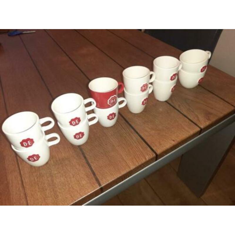 Douwe egberts kop mok senseo wit en crème 12x