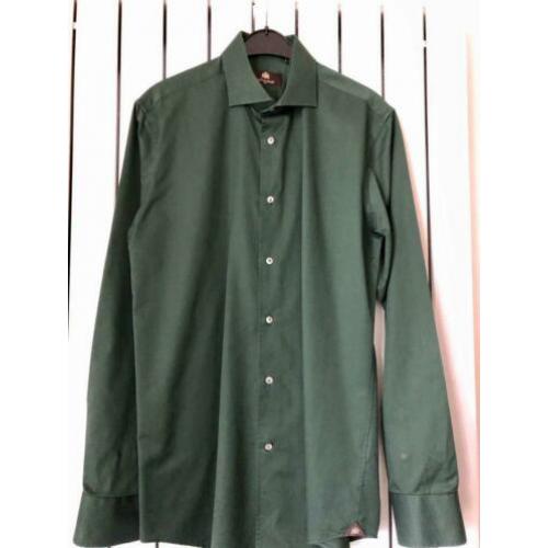 Circle of Gentlemen groen heren overhemd blouse maat 40