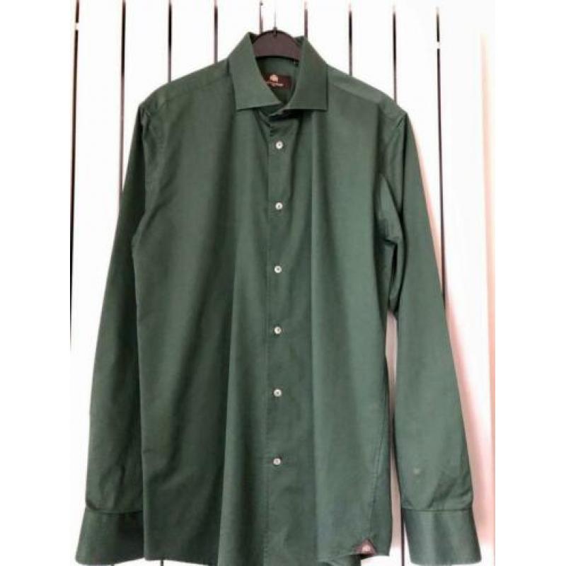 Circle of Gentlemen groen heren overhemd blouse maat 40