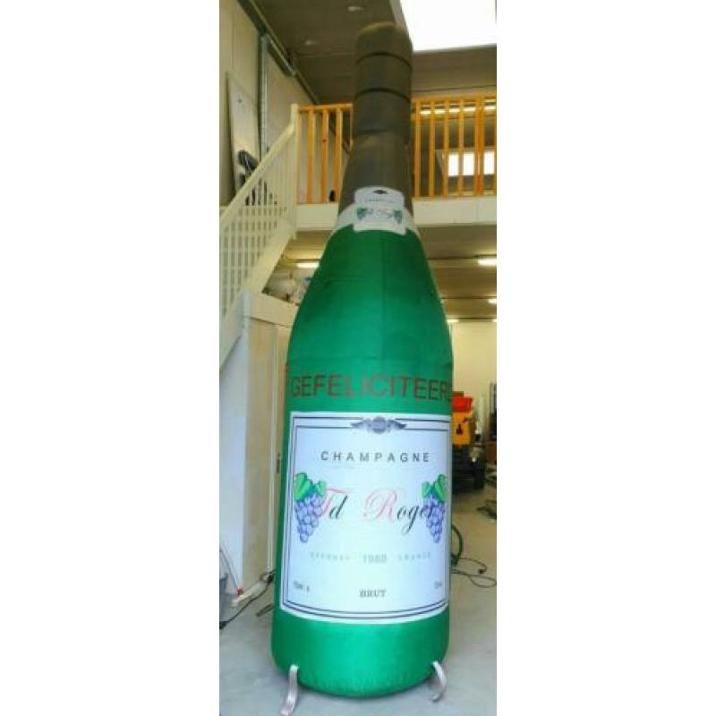 Champagnefles just married leeftijdsbord skydancer skytube