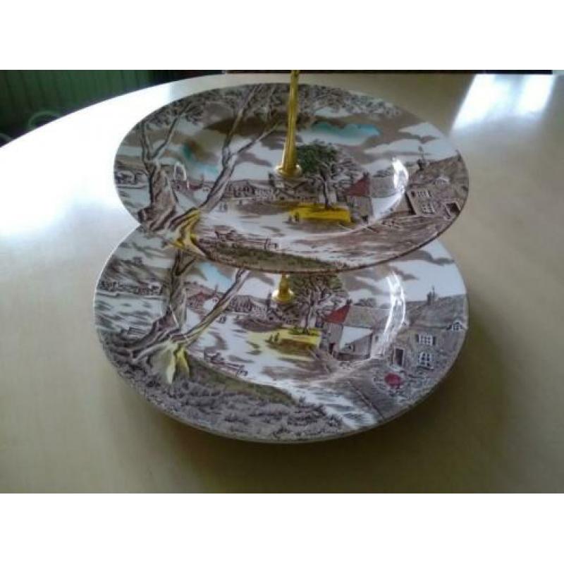 engelse grindley sunday morning etagere en taartschaal