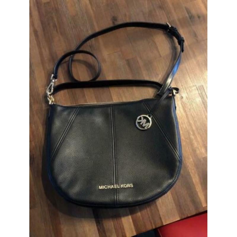 Michael Kors zwart leer