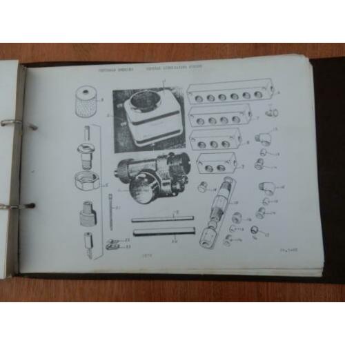 Terberg SF 1200 vrachtwagen pickup truck 1960 onderdelenboek