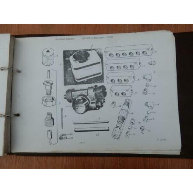 Terberg SF 1200 vrachtwagen pickup truck 1960 onderdelenboek