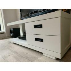 TV MEUBEL / wit / 2 lades
