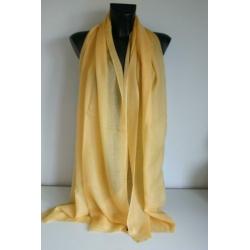 RINGCASHMERE CASHMERE zacht geel NU TIJDELIJK SLECHTS 55,00
