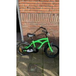 2Cycle kinderfiets 16inch met een voet- en handrem voor 65