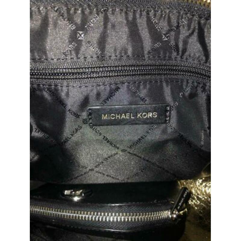 Michael Kors zwart leer