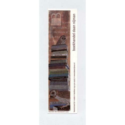 Boekhandel daan nijman - Roden - 2001 - reclame bladwijzer