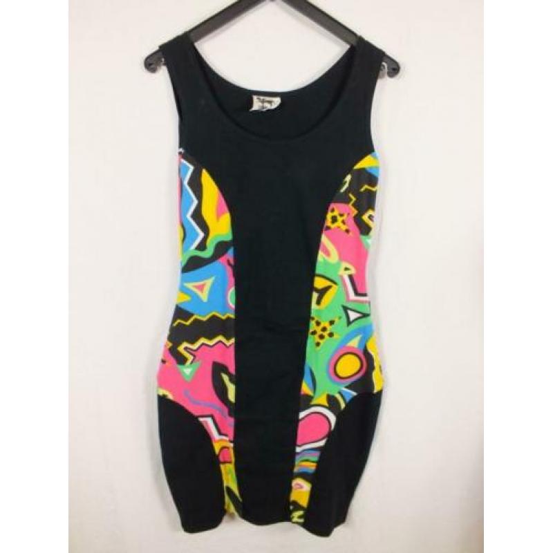 Gave jaren '70 jurk.Mt XS/S.Merk Nita