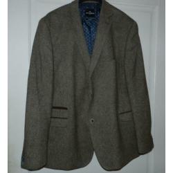 Lichtbruin tweed Jac Hensen colbert maat 33.