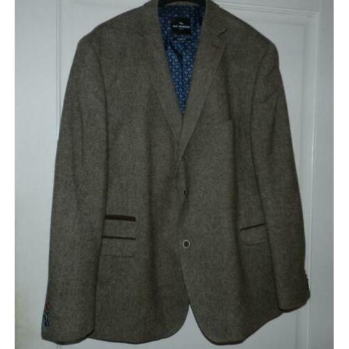 Lichtbruin tweed Jac Hensen colbert maat 33.