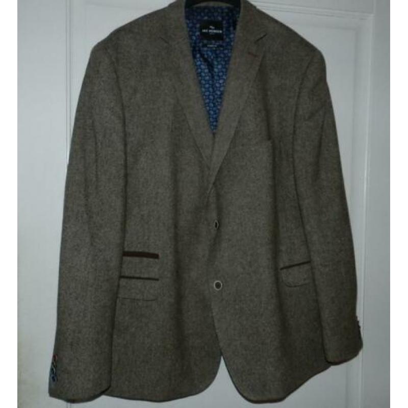 Lichtbruin tweed Jac Hensen colbert maat 33.