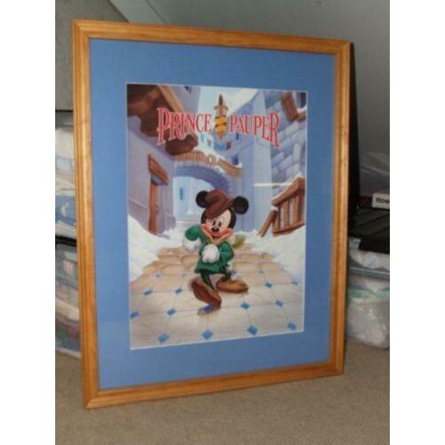 disney poster XXL in houten lijst x 65 cm