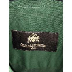 Circle of Gentlemen groen heren overhemd blouse maat 40