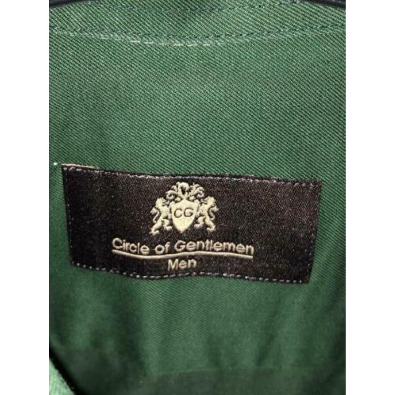 Circle of Gentlemen groen heren overhemd blouse maat 40