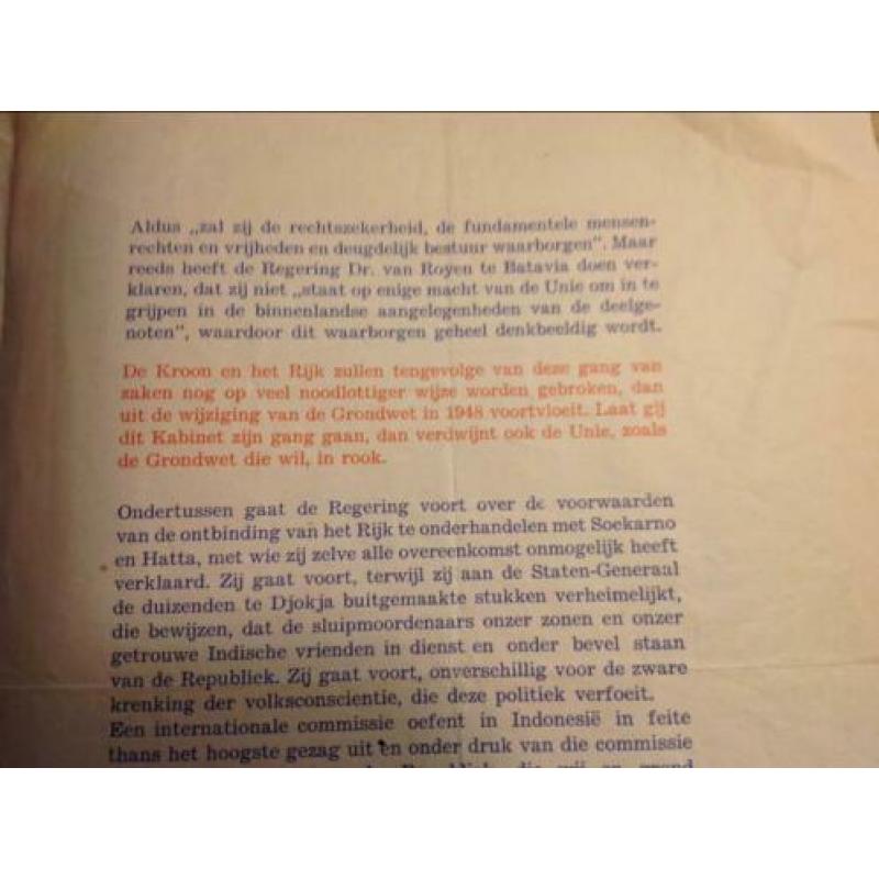 Manifest Ned. Indie 1949