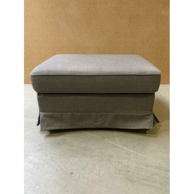 Ikea ektorp crème 3zits en 2fauteuils plus hocker grijs