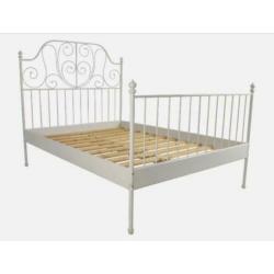 Compleet bed luxe matrassen leirvik ikea elek. lattenbodems