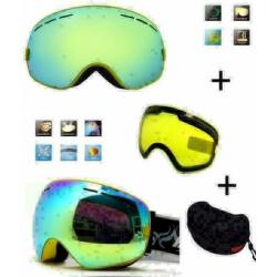 Skibril Snowboard bril + extra verwisselbare lens + box new!