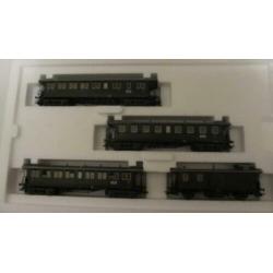 Marlklin HO 42102 Wurtemberger personen rijtuigen.