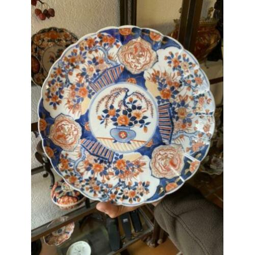Prachtig antiek imari bord uit japan gaaf!