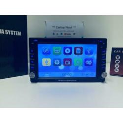 2 Din Autoradio Navigatie | Europa | Bluetooth | 6.2 inch