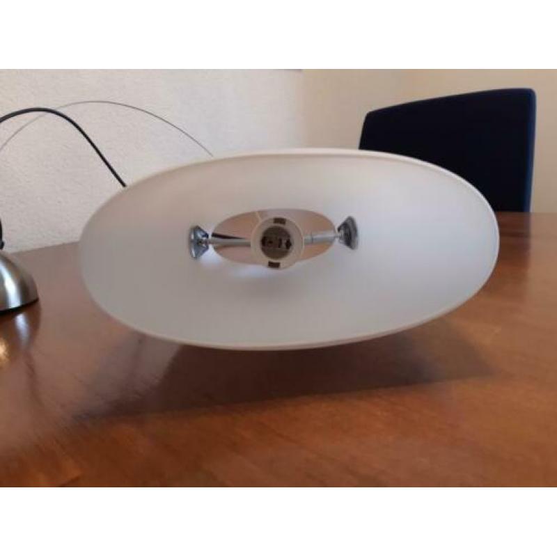 Hanglamp met wit glas