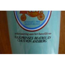 Beker 'Huwelijk H.K.H Prinses Beatrix en Claus Von Amsberg'