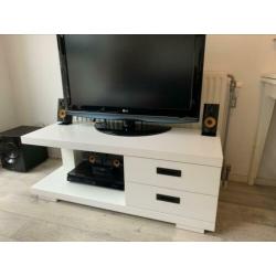 TV MEUBEL / wit / 2 lades