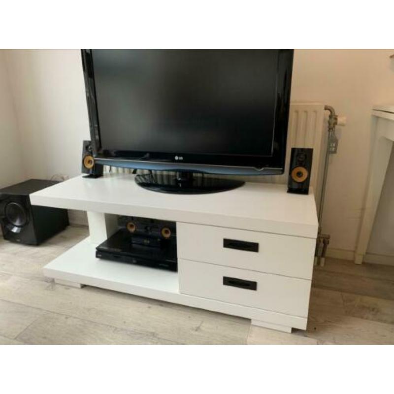 TV MEUBEL / wit / 2 lades