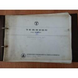 Terberg SF 1200 vrachtwagen pickup truck 1960 onderdelenboek