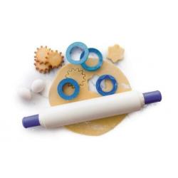 Tupperware Verstelbare Deegroller met ringen NIEUW
