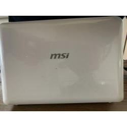 MSI U100 , schattig laptopje, bijna nooit gebruikt