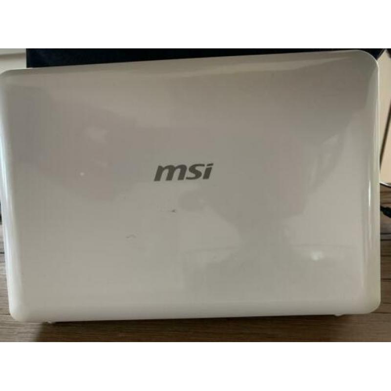 MSI U100 , schattig laptopje, bijna nooit gebruikt